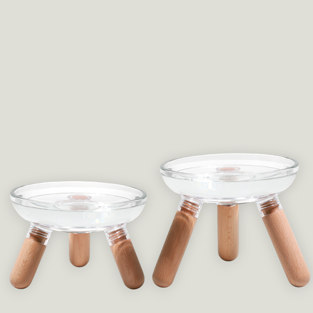 Oreo Glass Table – Nala's Pet Furniture Boutique